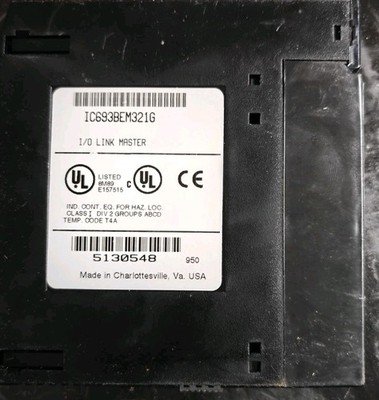 GE Fanuc IC693BEM321G I/O Link Master