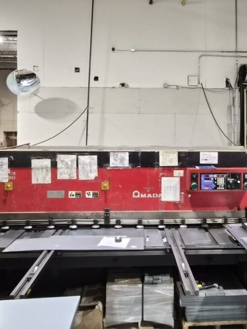 1/4 x 10′ AMADA M-3060 Mechanical Shear, 2003 – Squaring Arm, Mechanical Amada