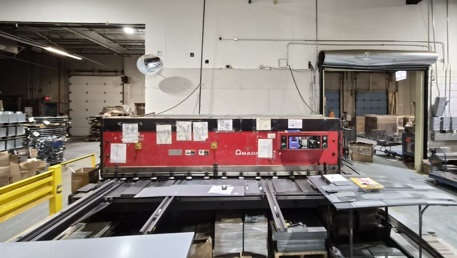 1/4 x 10′ AMADA M-3060 Mechanical Shear, 2003 – Squaring Arm, Mechanical Amada