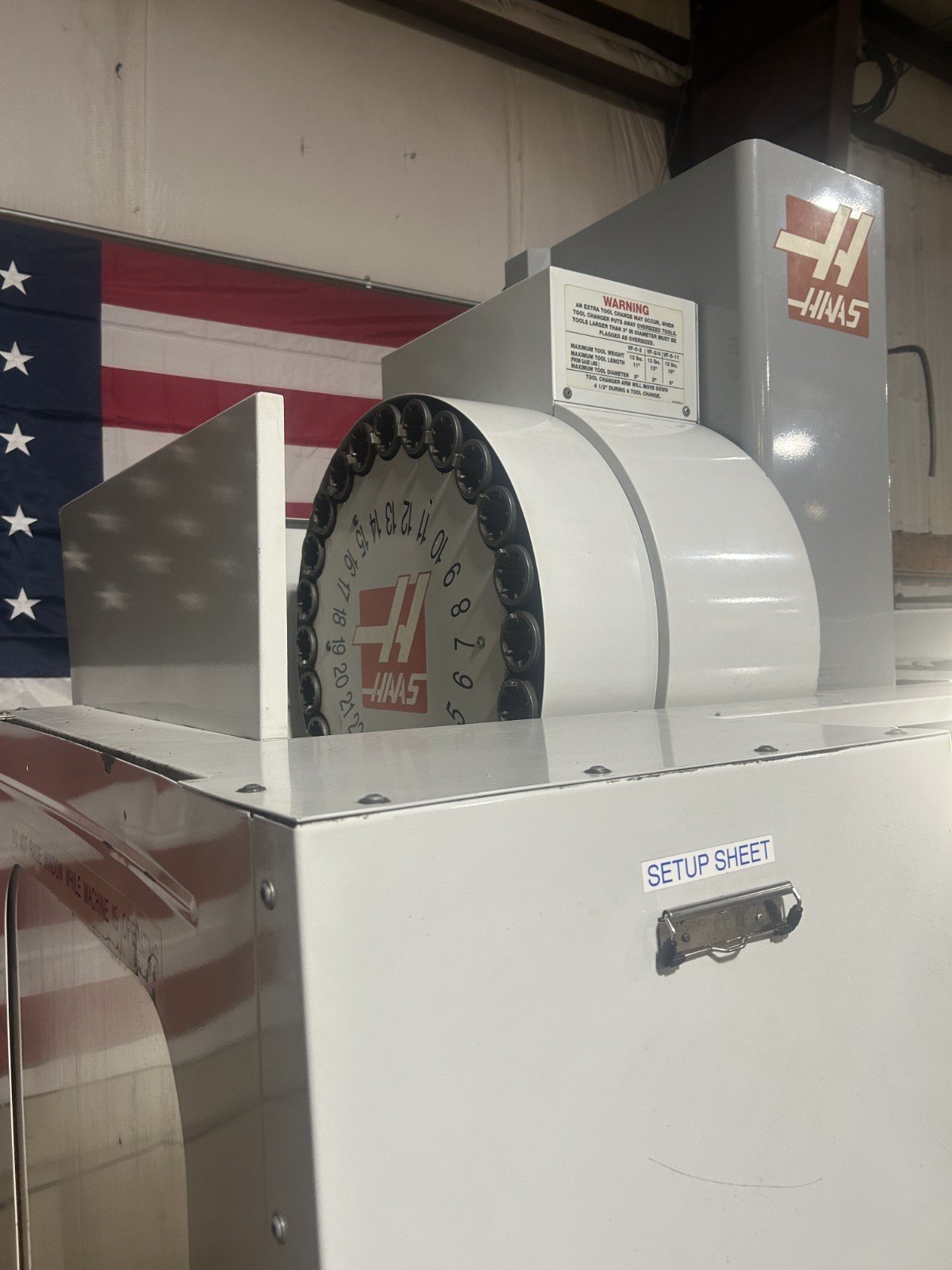 Haas VF-2B CNC VMC, 2002 – Side Mount Tool Changer, USB, For Sale by wner