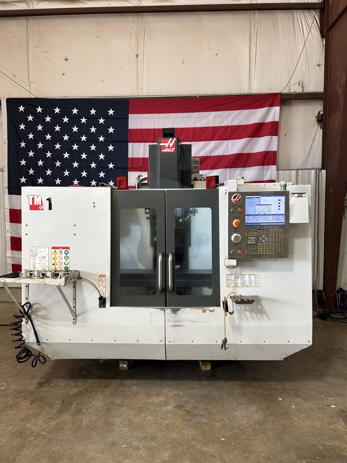 Haas TM-1 VMC, 2018 – Tool Room Mill, 4th Axis, Under Power