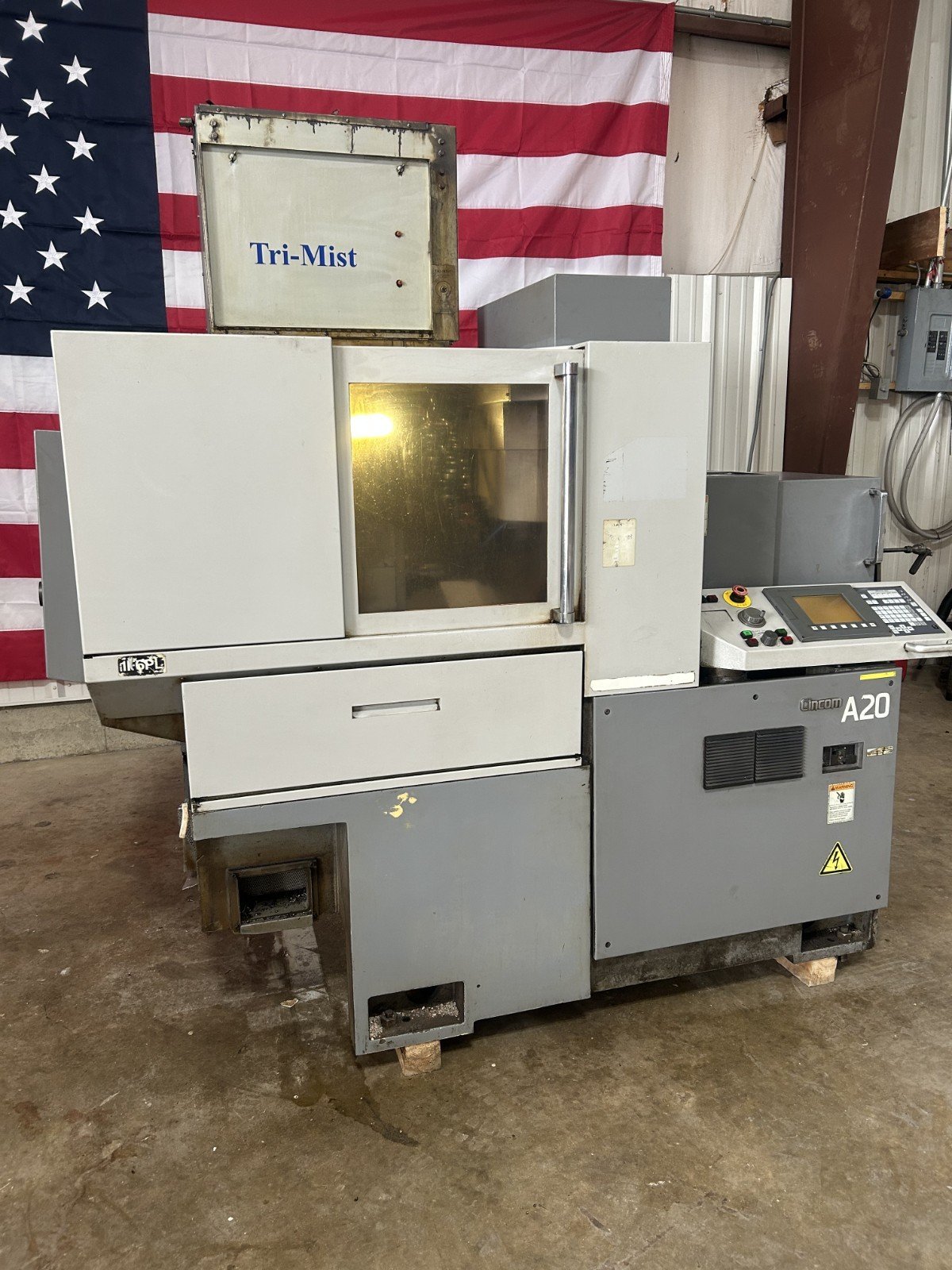 Citizen A20VIPL CNC Swiss Type Lathe, 2007 – Under Power, 12′ Bar feeder