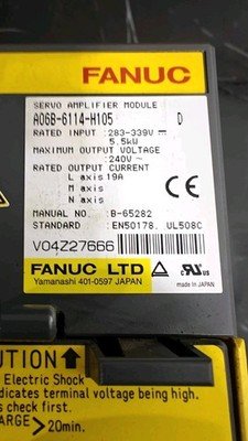 FANUC Servo Amplifier A06B-6114-H105 USA Stock