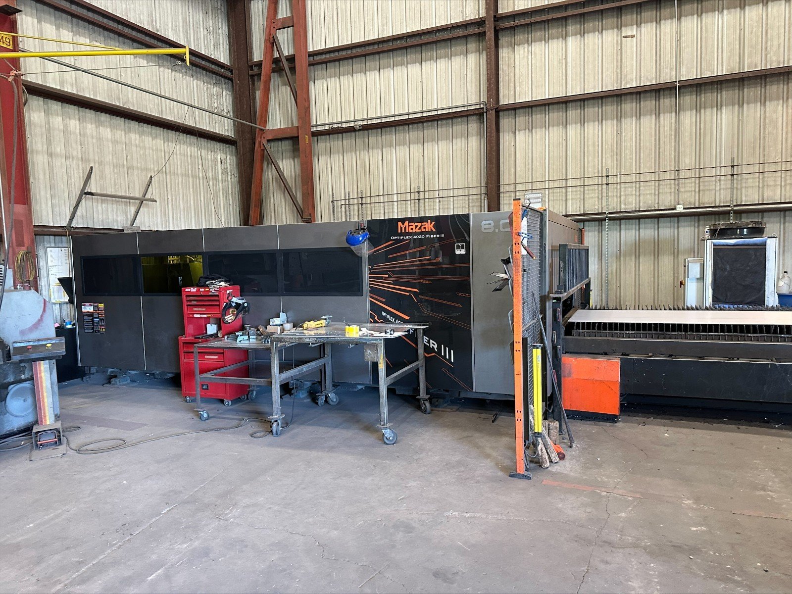8000 Watt Mazak Optiplex 4020 Fiber III, 2019 – Camfill Dust Collector