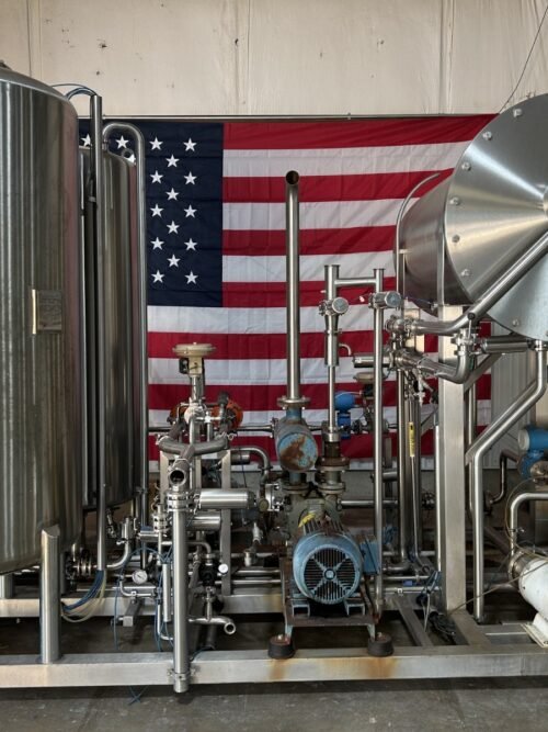 Food Grade Stainless Steel Carbonator – 3 Stainless Jacketed Tanks Food/Beverage