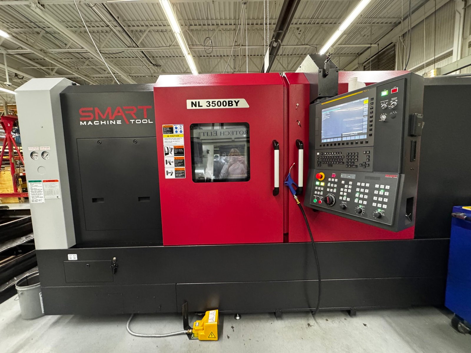 Smart NL 3500BY CNC Lathe, 2025 – Y Axis, Live Tooling, Tailstock, Tool Setter