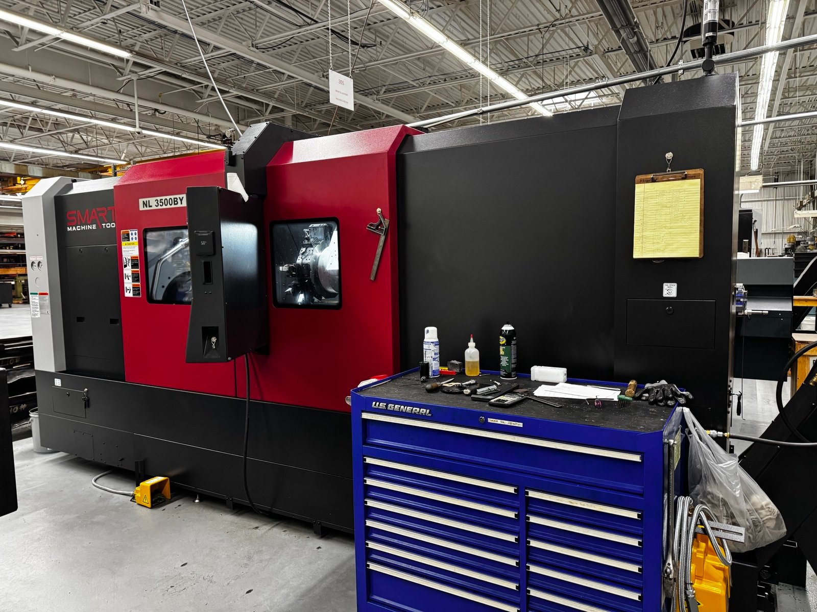 Smart NL 3500BY CNC Lathe, 2025 – Y Axis, Live Tooling, Tailstock, Tool Setter