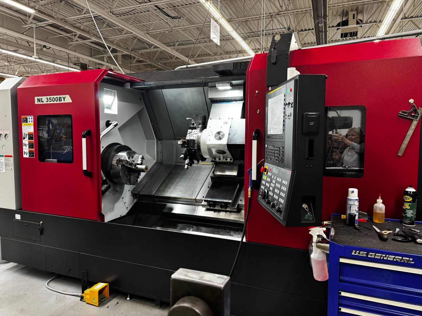 Smart NL 3500BY CNC Lathe, 2025 – Y Axis, Live Tooling, Tailstock, Tool Setter
