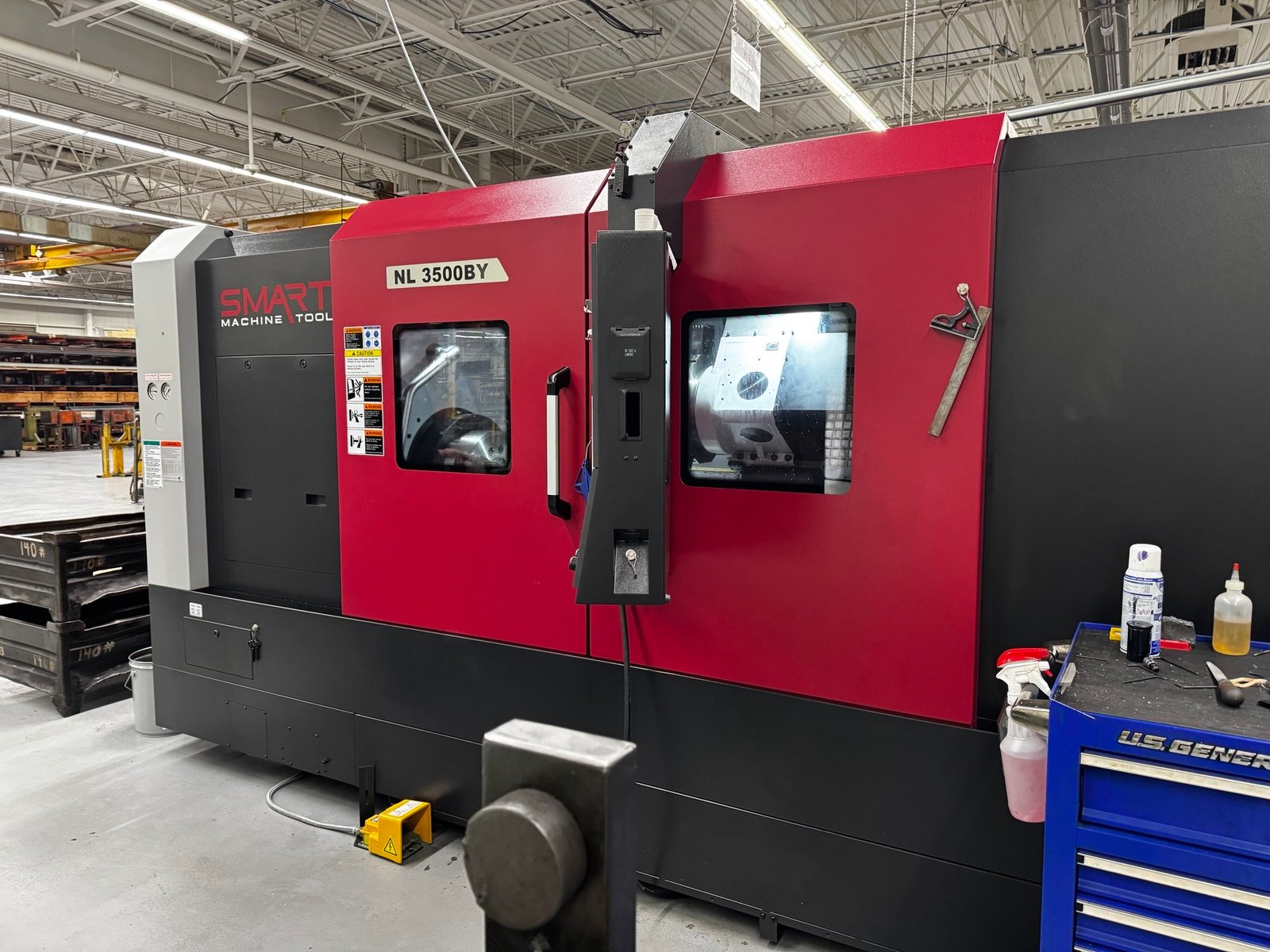 Smart NL 3500BY CNC Lathe, 2025 – Y Axis, Live Tooling, Tailstock, Tool Setter