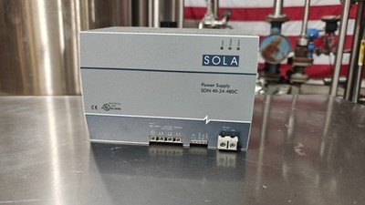SOLA EMERSON SDN 40-24-480C DIN RAIL POWER SUPPLY 24VDC OUTPUT
