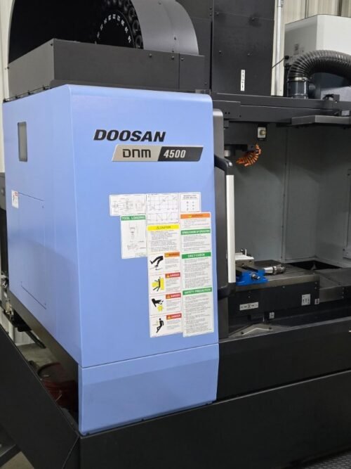 Doosan DNM4500 VMC, 2021 – VERY LOW HOURS, High Pressure Coolant, 12k Spindle