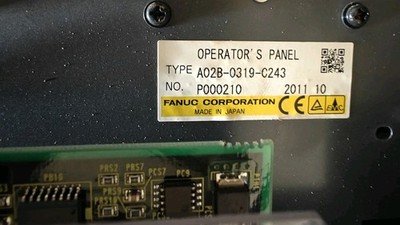 Fanuc A02B-0319-C243 Operator Interface Keyboard Panel A20B-8002-0020