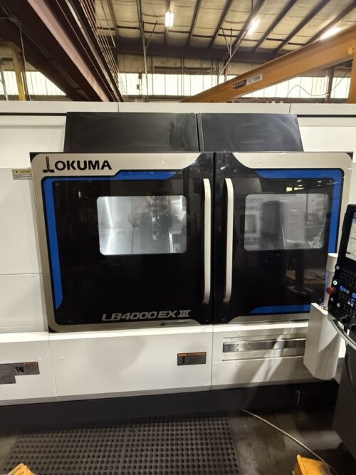 Okuma LB4000EX III 1500-MY CNC Lathe, 2025 – 159 Hours, 50k of Tooling, Y Axis
