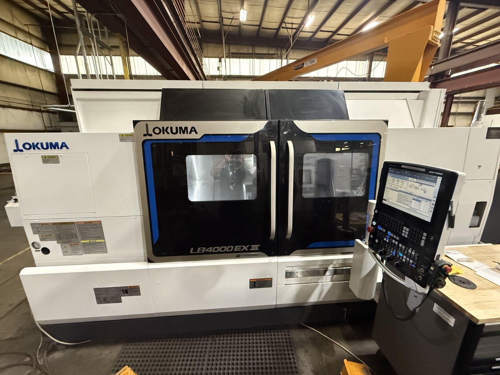 Okuma LB4000EX III 1500-MY CNC Lathe, 2025 – 159 Hours, 50k of Tooling, Y Axis