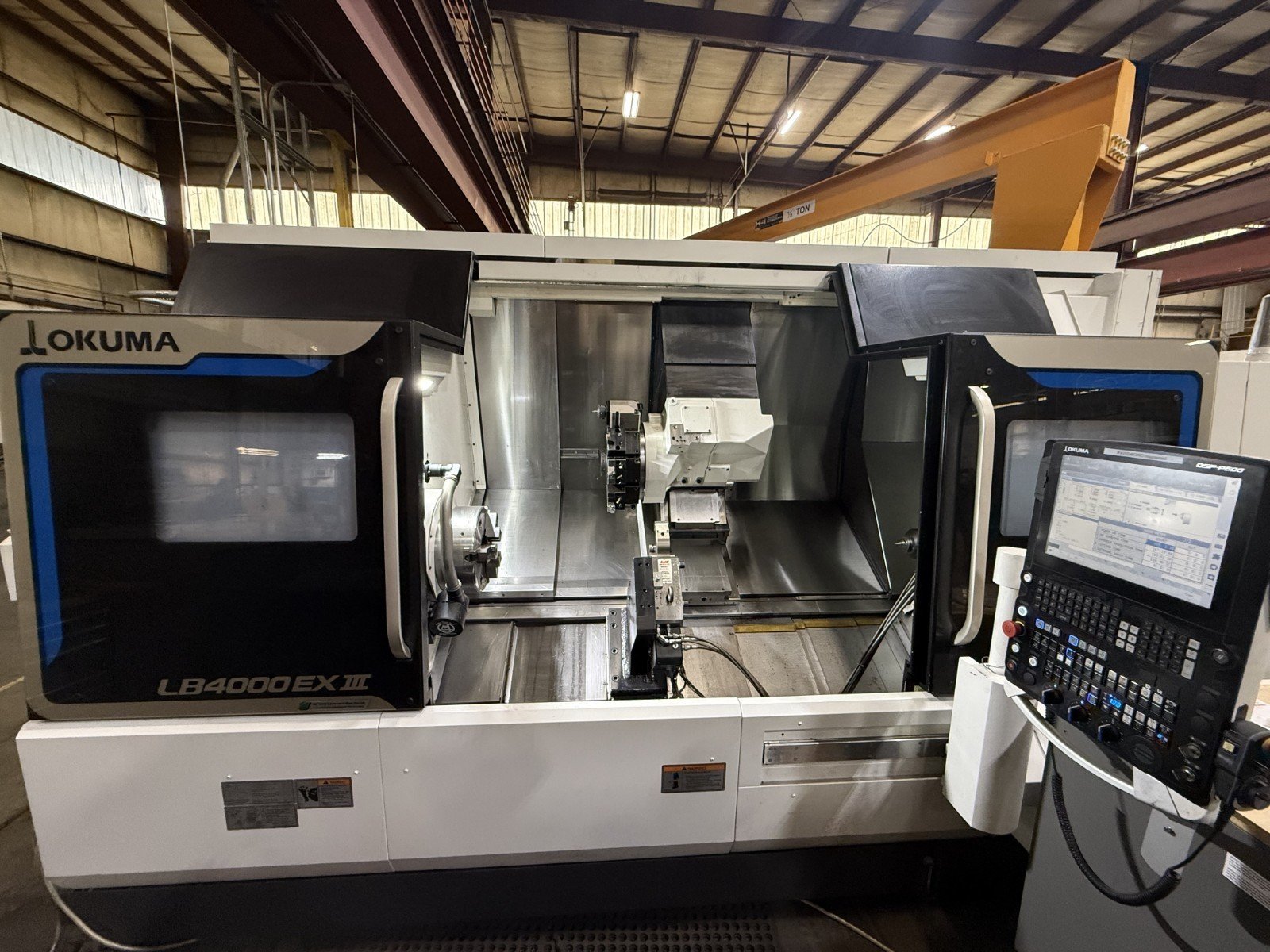 Okuma LB4000EX III 1500-MY CNC Lathe, 2025 – 159 Hours, 50k of Tooling, Y Axis