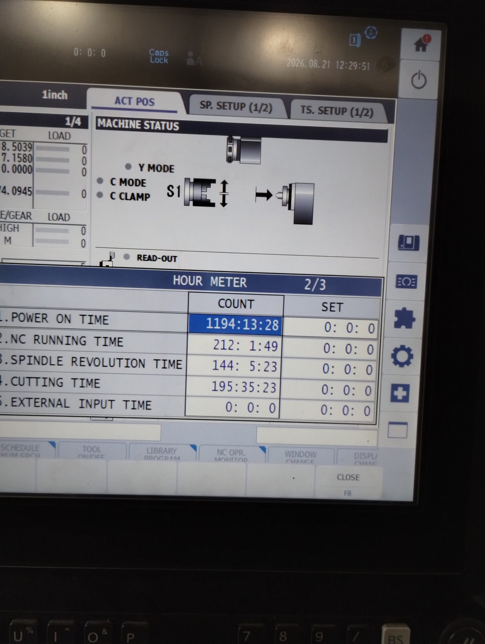 Okuma LB4000EX III 1500-MY CNC Lathe, 2025 – Very Low Hours, Big Bore, High Pressure Coolant, Y Axis