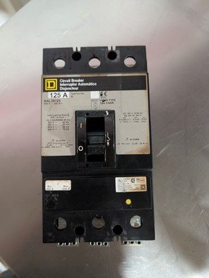 Square D KAL36125 Circuit Breaker 125A 3P 600VAC