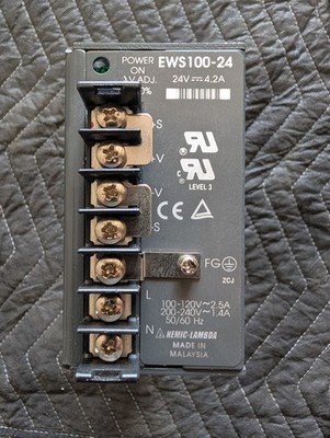 Nemic-Lambda EWS100-24 Adjustable Power Supply