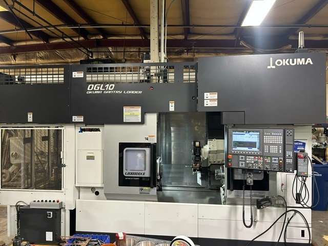 Okuma LB-3000EXII CNC Lathe, 2018 – Y Axis, Sub Spindle, OGL-10 Gantry Loader