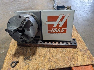 Haas HRT-210 4th Axis 17 Pin Brushed W/ Pratt Burnerd Scroll Chuck