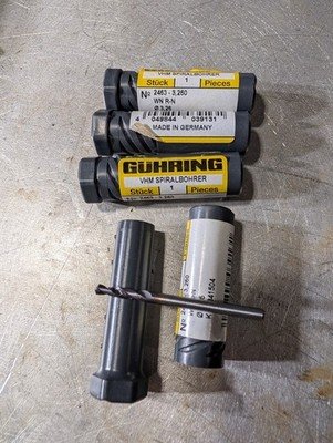 Guhring 2463-3260 Spiral Bohrer Lot Of 4