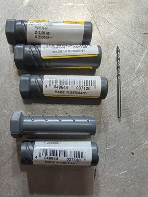 Guhring 732-2060 VHM Spiral Bohrer Lot Of 4
