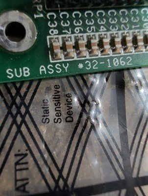 HAAS AUTOMATION Keyboard COMMUNICATION Pcb 93 – 32-1062 65-1062a