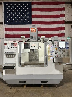 Haas VF-2 VMC, 2007 – 4300 Spindle Hours, 4th Axis