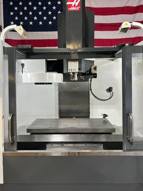 Haas VF-5 VMC, 2012 – Renishaw Probing System, TSC, 4th Axis, Rigid Tapping