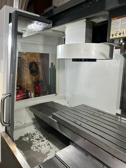 Haas VF-5 VMC, 2012 – Renishaw Probing System, TSC, 4th Axis, Rigid Tapping