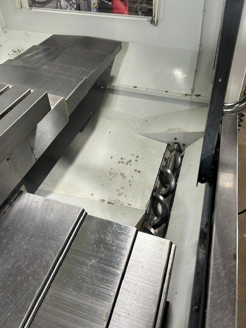 Haas VF-5 VMC, 2012 – Renishaw Probing System, TSC, 4th Axis, Rigid Tapping