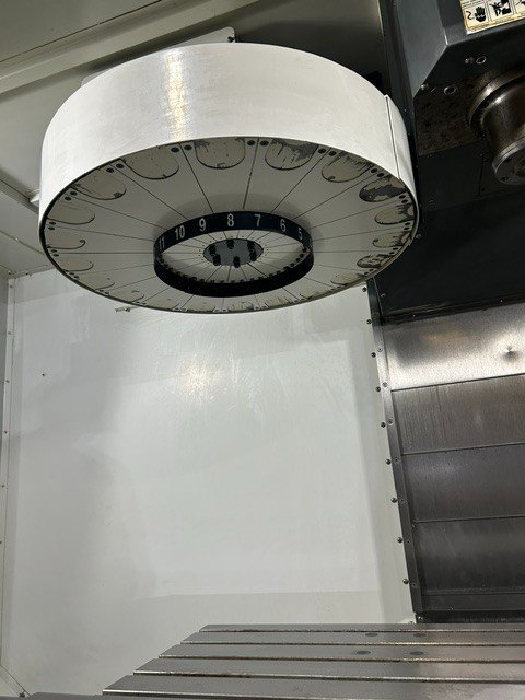 Haas VF-5 VMC, 2012 – Renishaw Probing System, TSC, 4th Axis, Rigid Tapping