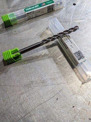 Helical 86972 , 1/4″ Solid Carbide Ball End Mill Lot Of 2