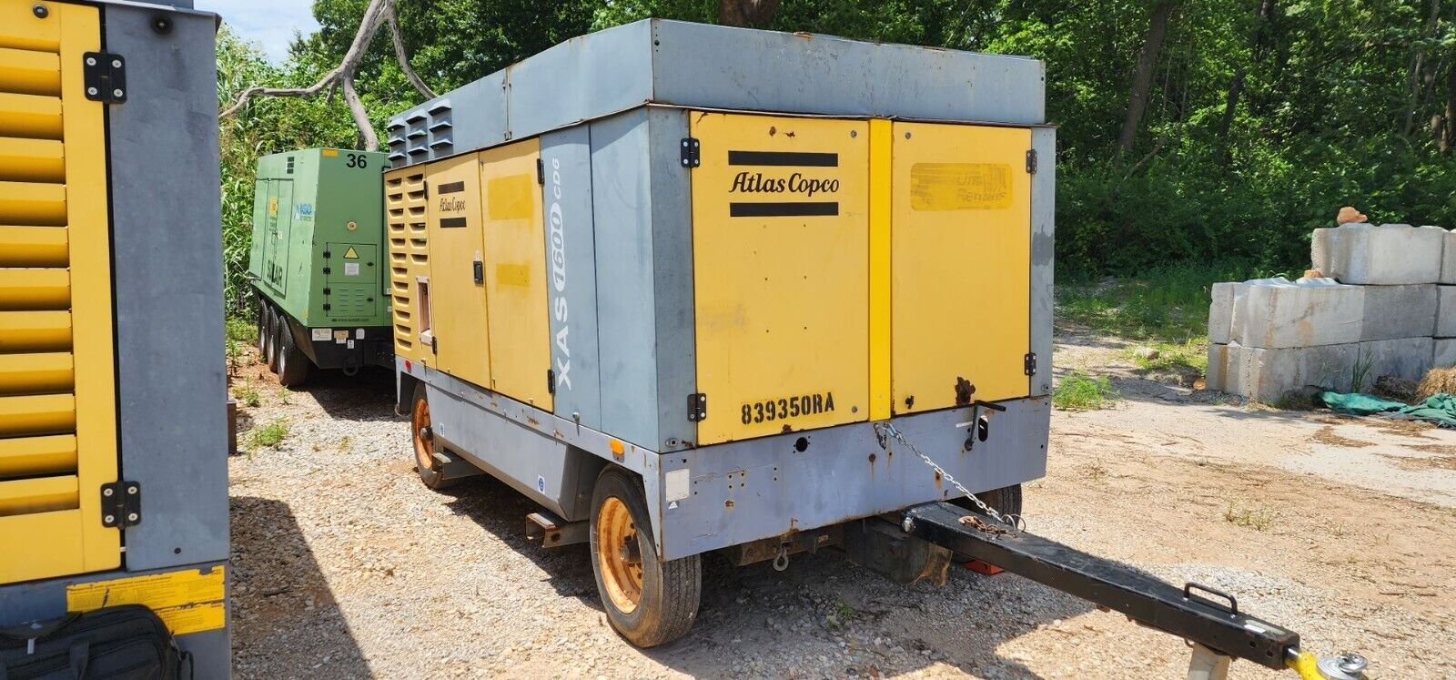 Atlas Copco XAS1600 Portable Air Compressor For Sale By UpTime Machines