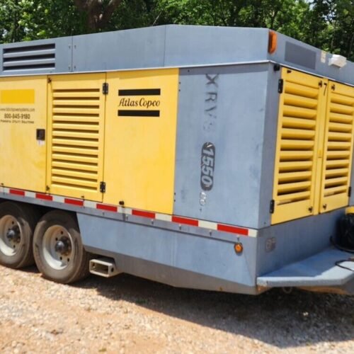 For sale by Uptime Machines is a 2016 Atlas Copco XRVS 1550 Mobile Diesel Air Compressor