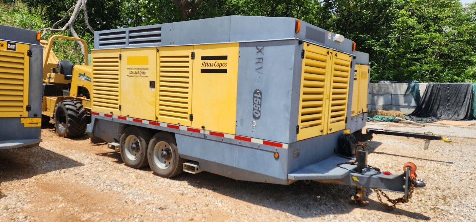 For sale by Uptime Machines is a 2016 Atlas Copco XRVS 1550 Mobile Diesel Air Compressor