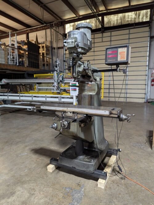 Bridgeport Series 1 Knee Mill in excellent condition for sale by UpTime Machines