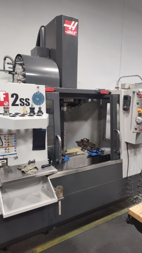 For sale is a 2012 Haas VF-SS VMC Vertical Milling Machine by Uptime Machines